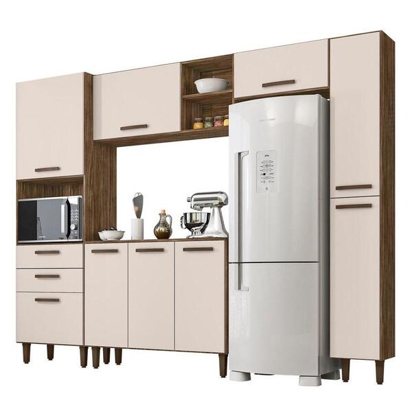Cozinha Compacta 6 Peças 9 Portas 2 Gavetas Micaella I03 Teka