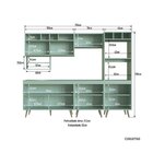 Cozinha Compacta 6 Peças 9 Portas 2 Nichos Para Forno One Gra