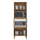 Cozinha Compacta 6 Peças Berlim Ipê/cristalo