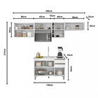 Cozinha Compacta 6 Peças Evidence Poliman