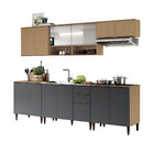 Cozinha Compacta 6 Peças Sem Pia Juliette Aramóveis