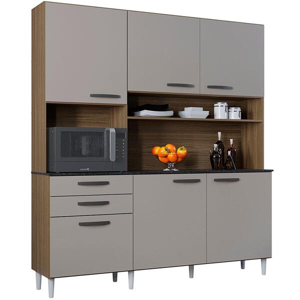 Cozinha Compacta 6 Portas 186 Poqq