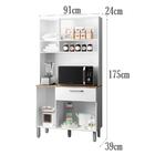 Cozinha Compacta 6 Portas 1 Gaveta 91cm 15013 Pln