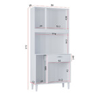 Cozinha Compacta 6 Portas 1 Gaveta Cassia Poquema