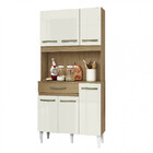 Cozinha Compacta 6 Portas 1 Gaveta Cleo Aramóveis