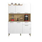 Cozinha Compacta 6 Portas 1 Gaveta Genova Kits Paraná