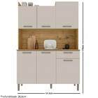 Cozinha Compacta 6 Portas 1 Gaveta Genova Kits Paraná