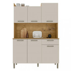 Cozinha Compacta 6 Portas 1 Gaveta Genova Kits Paraná