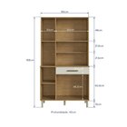 Cozinha Compacta 6 Portas 1 Gaveta Juliana  Freijó/areia