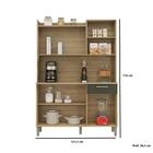 Cozinha Compacta 6 Portas 1 Gaveta Kits Paraná Genova Verde M