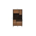 Cozinha Compacta 6 Portas 1 Gaveta Onix Poquema Moveis Chocol