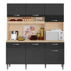 Cozinha Compacta 6 Portas 1 Gaveta Siena Aramóveis