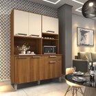 Cozinha Compacta 6 Portas 1 Gavetas Senna Sallêto Móveis Noga