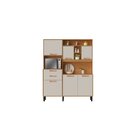 Cozinha Compacta 6 Portas 2 Gavetas 160cm Espaço Para Forno E