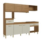 Cozinha Compacta 6 Portas 2 Gavetas 1 Nicho Para Forno Co2624