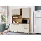 Cozinha Compacta 6 Portas 2 Gavetas 1 Nicho Para Forno Vitóri