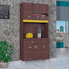 Cozinha Compacta 6 Portas 2 Gavetas  Kit Manu Poquema