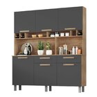 Cozinha Compacta 6 Portas 2 Gavetas Bari Conquista Móveis Chu