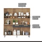 Cozinha Compacta 6 Portas 2 Gavetas Bari Conquista Móveis Chu