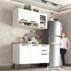 Cozinha Compacta 6 Portas 2 Gavetas Bella Sallêto Móveis Bran