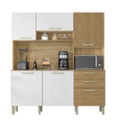 Cozinha Compacta 6 Portas 2 Gavetas Ferrara Kits Paraná
