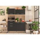 Cozinha Compacta 6 Portas 2 Gavetas Harmonia 96201 Demobile