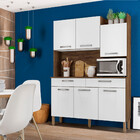 Cozinha Compacta 6 Portas 2 Gavetas Modena Kit Paraná