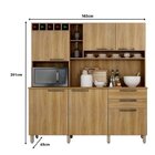 Cozinha Compacta 6 Portas 2 Gavetas Pérola Sallêto Móveis Car