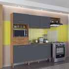 Cozinha Compacta 6 Portas 2 Gavetas Salinas Atualle