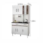 Cozinha Compacta 6 Portas 2 Gavetas Ventura Chf Móveis