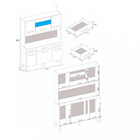 Cozinha Compacta 6 Portas 3 Gavetas Anápolis Atualle