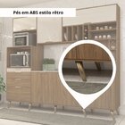 Cozinha Compacta 6 Portas 4 Gavetas 2 Nichos Para Forno Gênov