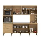 Cozinha Compacta 6 Portas 4 Gavetas 2 Nichos Para Forno Gênov