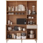 Cozinha Compacta 6 Portas E 1 Gaveta Agata Yescasa Freijó/off