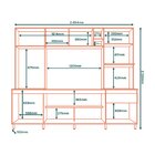 Cozinha Compacta 6 Portas E 1 Gaveta Zoe Espresso Móveis Frei