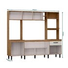 Cozinha Compacta 6 Portas E 1 Gaveta Zoe Espresso Móveis Frei