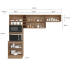 Cozinha Compacta 6 Portas Ferrara Poliman