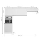 Cozinha Compacta 6 Portas Rafaela Branco