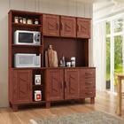 Cozinha Compacta 6 Pt 1266 Cobre Mdf/madeira Maciça Fnt