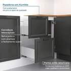 Cozinha Compacta 7 Peças 3 Aéreos 3 Balcões 1 Paneleiro Torre