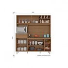 Cozinha Compacta 7 Portas 1 Gaveta Maria  Carvalho/off White