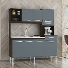 Cozinha Compacta 7 Portas 1 Gaveta Verona Poquema