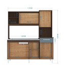 Cozinha Compacta 7 Portas 1 Gaveta Verona Poquema