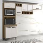 Cozinha Compacta 7 Portas 258cm 10025 Oak Grafite Pln