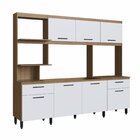 Cozinha Compacta 7 Portas 2 Gavetas 2 Nichos Para Forno Renat