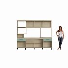 Cozinha Compacta 7 Portas 2 Gavetas 2 Nichos Para Forno Renat