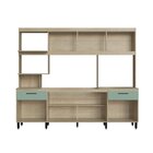 Cozinha Compacta 7 Portas 2 Gavetas 2 Nichos Para Forno Renat