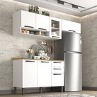 Cozinha Compacta 7 Portas 2 Gavetas Bella Sallêto Móveis Bran