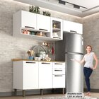 Cozinha Compacta 7 Portas 2 Gavetas Bella Sallêto Móveis Bran