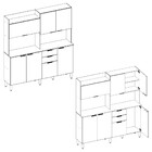 Cozinha Compacta 7 Portas 2 Gavetas Com Tampo Pitaya Demóbile